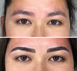 Eyebrow Tattoo result by CJ Artistic Brows in Gloucester, VA