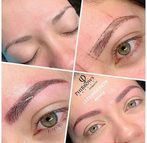 Eyebrow Tattoo result by Cj Nails - Lashes & 3D Microblading in South Gate, CA