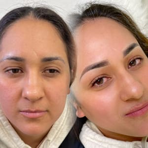 Eyebrow Tattoo result by CK Salon Browns & Lashes in Marshalltown, IA