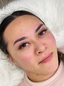 Eyebrow Tattoo result by CK Salon Browns & Lashes in Marshalltown, IA