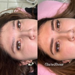 Eyebrow Tattoo result by ClaireBrows & Beauty in Mission, TX