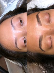 Eyebrow Tattoo result by ClairInk in Virginia Beach, VA
