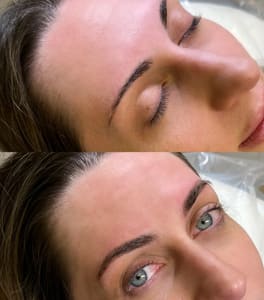Eyebrow Tattoo result by ClairInk in Virginia Beach, VA