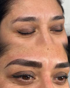 Eyebrow Tattoo result by Claritza Studio in West Palm Beach, FL