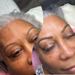 Eyebrow Tattoo result by Claritza Studio in West Palm Beach, FL