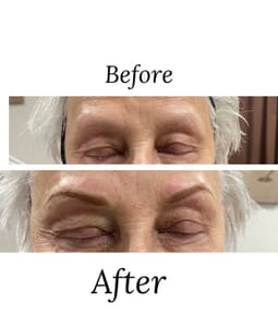Eyebrow Tattoo result by Classical Beauty Spa in Loveland, CO