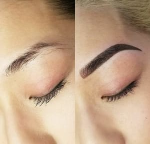 Eyebrow Tattoo result by ClassiQ Beauty in Ontario, CA