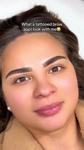 Eyebrow Tattoo result by Classy Faces Bar in Garland, TX