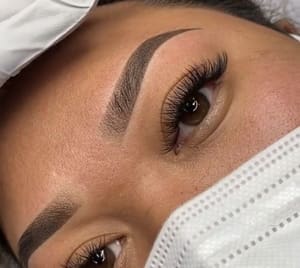 Eyebrow Tattoo result by Classy Faces Bar in Garland, TX