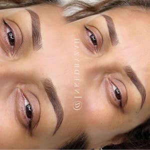 Eyebrow Tattoo result by Classy Faces Bar in Garland, TX