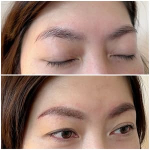 Eyebrow Tattoo result by Clear Beauty Studio in Vienna, VA