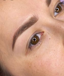 Eyebrow Tattoo result by Cleos permanent make up in Houston, TX