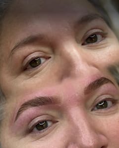 Eyebrow Tattoo result by Cm Beauty Room in Sunny Isles Beach, FL