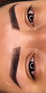 Eyebrow Tattoo result by Coco Beauty Academy in Lincoln Park, MI