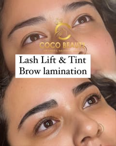 Eyebrow Tattoo result by Coco Beauty Bar- Head Spa in Alpharetta, GA