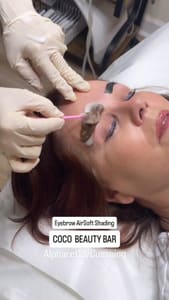 Eyebrow Tattoo result by Coco Beauty Bar- Head Spa in Alpharetta, GA