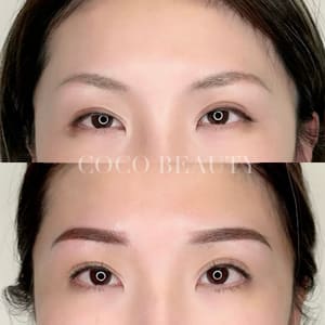Eyebrow Tattoo result by Coco Beauty Space in Hayward, CA