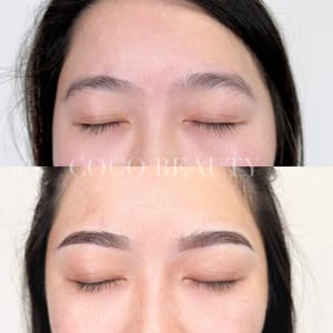 Eyebrow Tattoo result by Coco Beauty Space in Hayward, CA