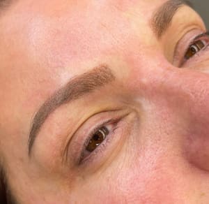 Eyebrow Tattoo result by Coco Mishelle in Monkton, MD