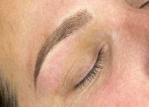 Eyebrow Tattoo result by Coco Mishelle in Monkton, MD