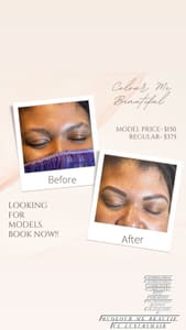 Eyebrow Tattoo result by Colour Me Beautiful, LLC in Joppatowne, MD