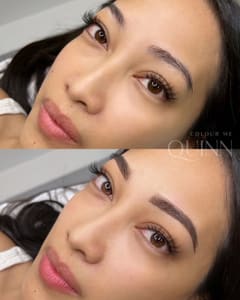Eyebrow Tattoo result by Colour Me Quinn in Fountain Valley, CA