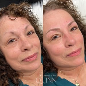 Eyebrow Tattoo result by Colour Me Quinn in Fountain Valley, CA