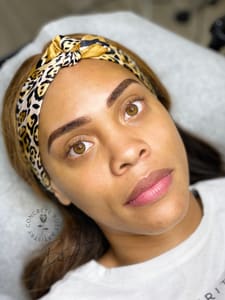 Eyebrow Tattoo result by Concrete Rose Artistry, LLC in Cypress, TX
