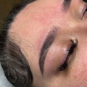 Eyebrow Tattoo result by Contour’d Esthetics in Lanham, MD