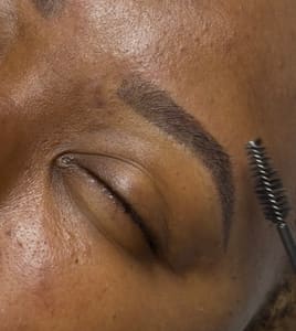 Eyebrow Tattoo result by Contour’d Esthetics in Lanham, MD