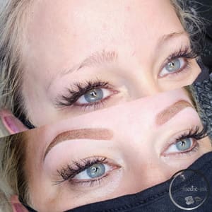 Eyebrow Tattoo result by Cosmedic Ink & Aesthetics in Greeley, CO