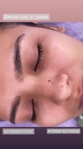 Eyebrow Tattoo result by CosMedic Studio in Mamaroneck, NY