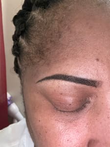 Eyebrow Tattoo result by COSMETAT I Stretch Mark Camouflage & Cosmetic Tattoo in Vancouver, WA