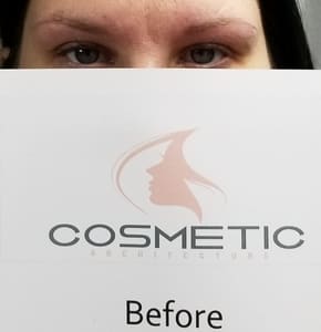 Eyebrow Tattoo result by Cosmetic Architecture in Longview, TX