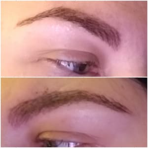 Eyebrow Tattoo result by Cosmetic Architecture in Longview, TX