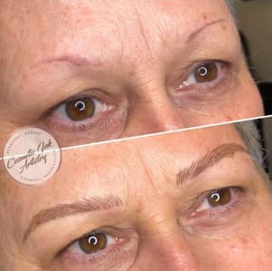 Eyebrow Tattoo result by Cosmetic Ink Artistry in Huntington Beach, CA