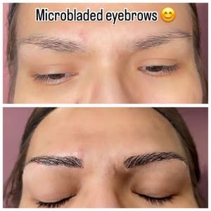 Eyebrow Tattoo result by Cosmetic Ink Bismarck, ND in Bismarck, ND