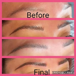 Eyebrow Tattoo result by Cosmetic Ink Bismarck, ND in Bismarck, ND