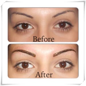 Eyebrow Tattoo result by Cosmetic Ink Boutique in San Diego, CA