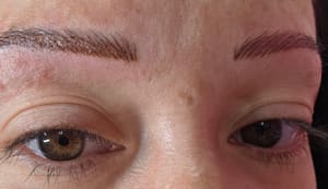 Eyebrow Tattoo result by Cosmetic Ink El Paso in El Paso, TX
