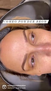 Eyebrow Tattoo result by Cosmetic Ink Houston Brow & Beauty in Houston, TX