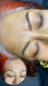 Eyebrow Tattoo result by Cosmetic studio in Dalton, GA