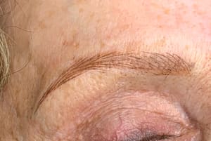 Eyebrow Tattoo result by Cosmetic Tattoo Center in Red Bank, NJ