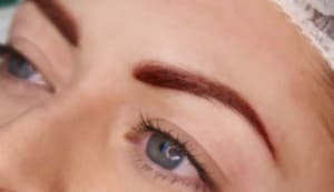 Eyebrow Tattoo result by Cosmetic Tattoo Center in Red Bank, NJ