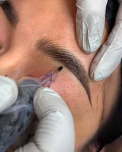 Eyebrow Tattoo result by Cosmetics by Banou in Beverly Hills, CA