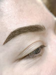 Eyebrow Tattoo result by Cosmetika Ink in Auburn, ME