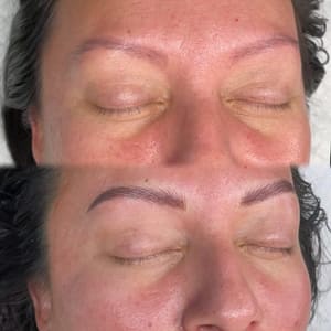 Eyebrow Tattoo result by COSMOBOX Cosmetic Tattoo + Beauty in San Francisco, CA