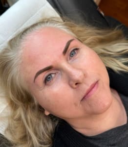 Eyebrow Tattoo result by Courtyard Salon & Spa in Centralia, WA