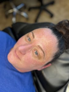 Eyebrow Tattoo result by Couture Ink in Sioux City, IA