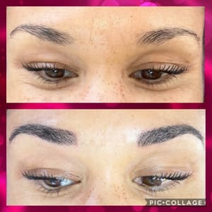 Eyebrow Tattoo result by Cozart Beauty & Brow Art in Burlington, NC